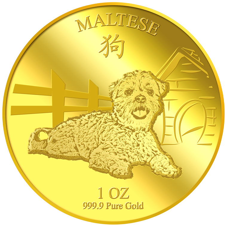 1oz Maltese Gold Medallion