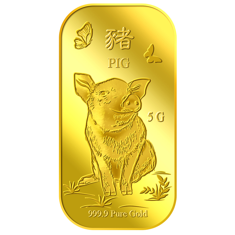 5g Golden Pig Gold Bar