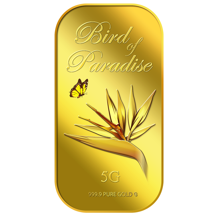 5g Bird of Paradise Gold Bar (Coming Soon)