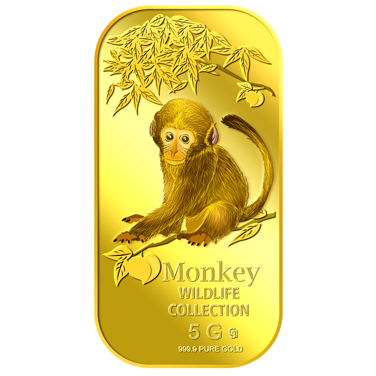 5g Baby Monkey Gold Bar
