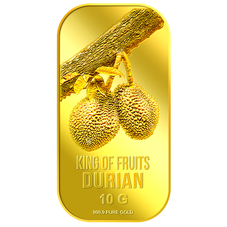 10g King of Fruits Durian Gold Bar