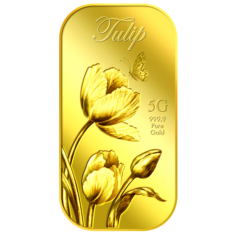 5g Tulip (Series 1) Gold Bar 