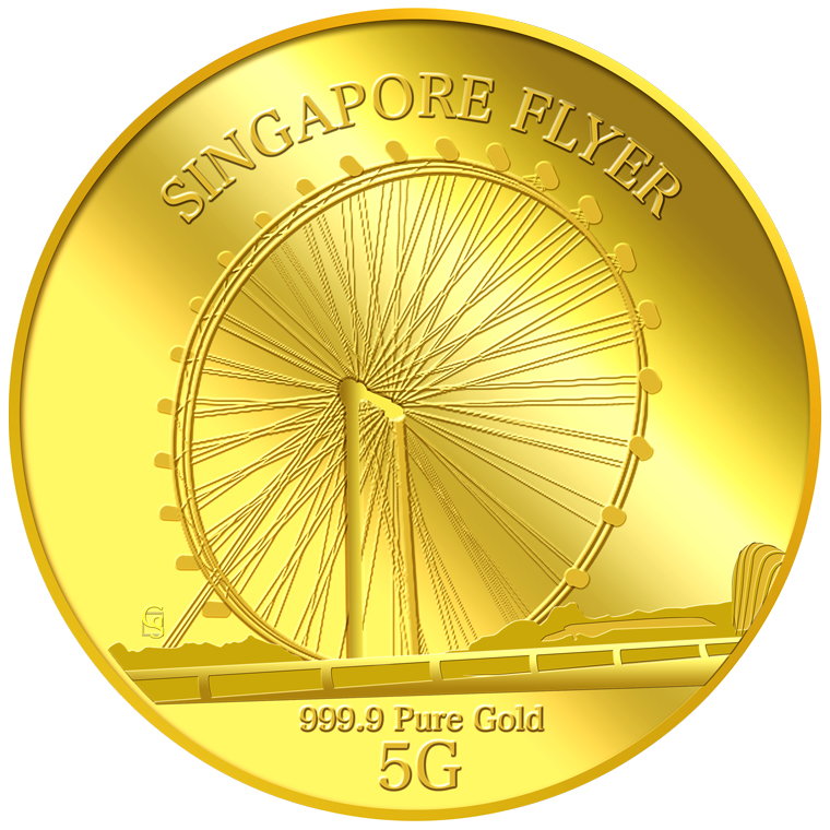 5g SG Flyer Gold Medallion