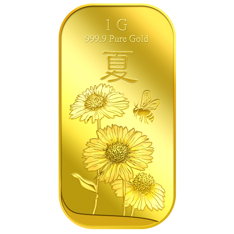 1g 2018 Summer Gold Bar