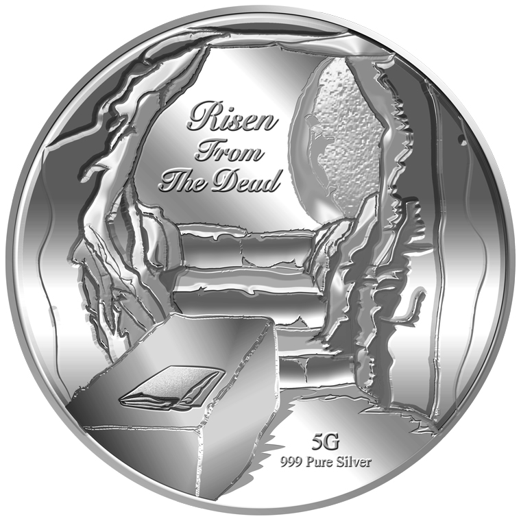 5g Risen From The Dead Silver Medallion (10TH LAUNCH)