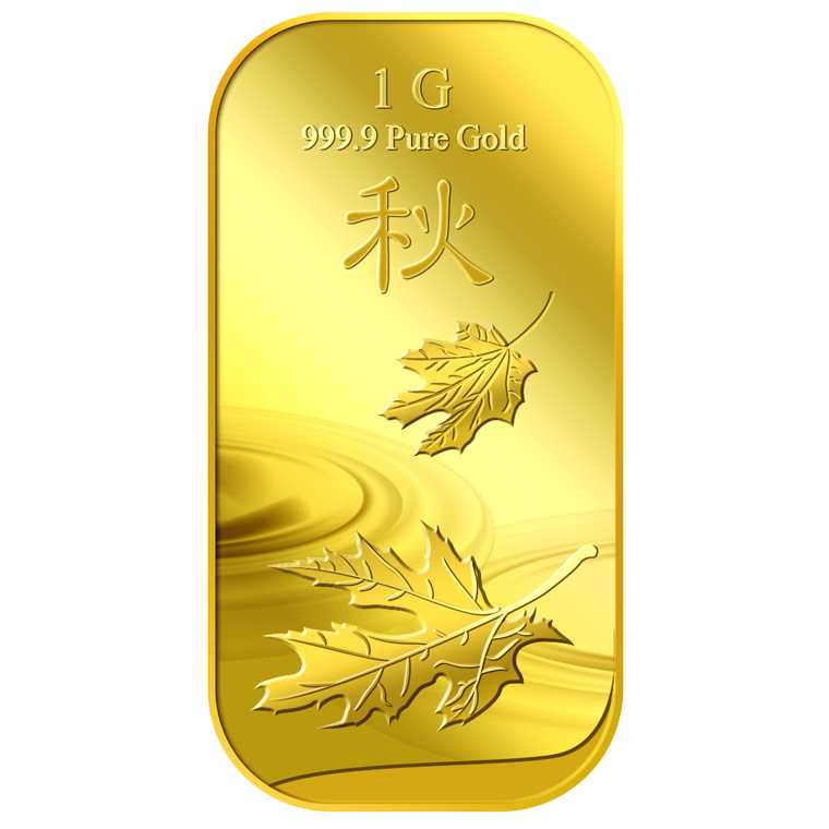 1g 2018 Autumn Gold Bar