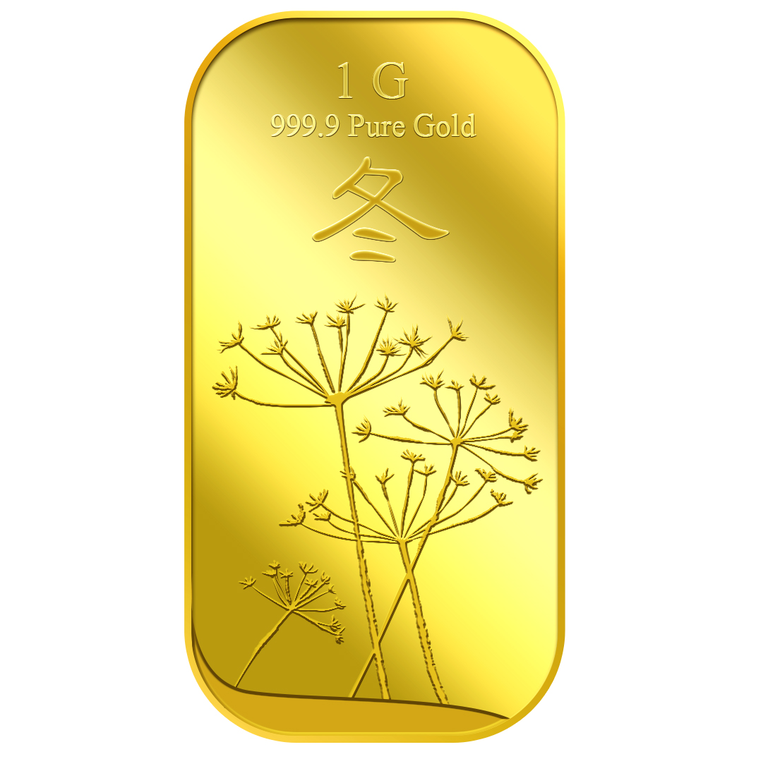 1g 2018 Winter Gold Bar