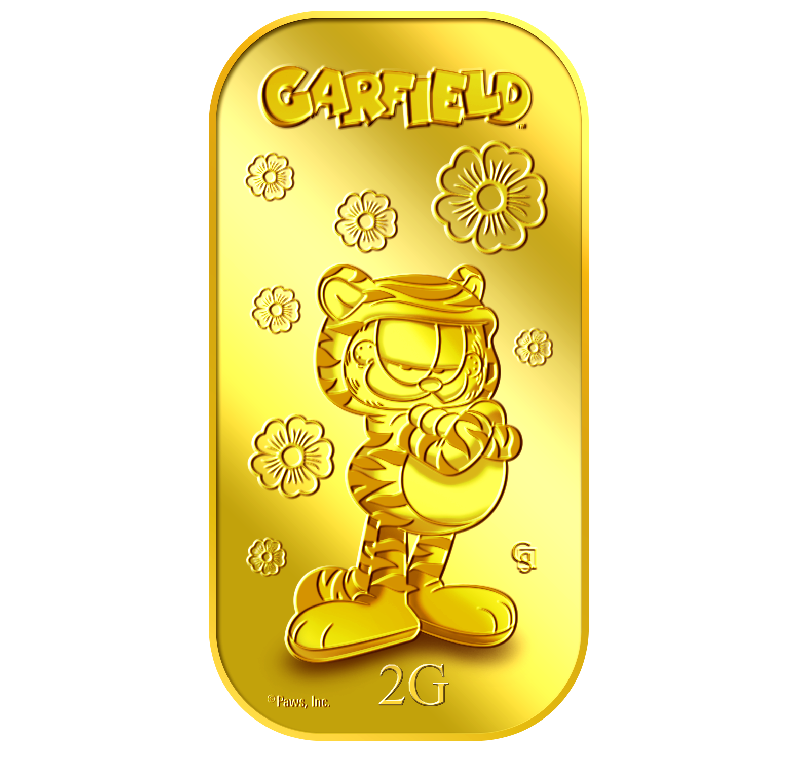 2g 2022 CNY Garfield Gold Bar