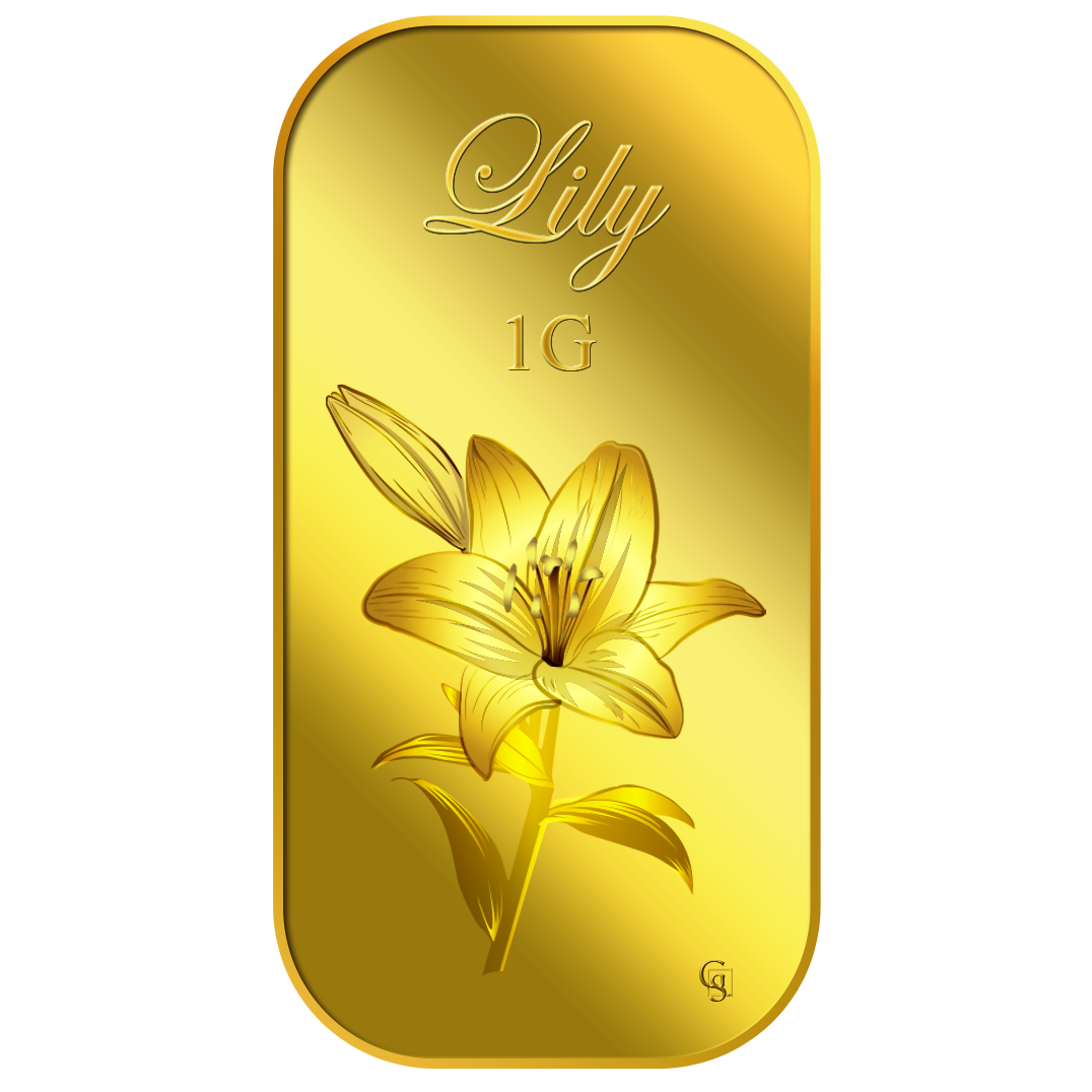 1g Lily Gold Bar