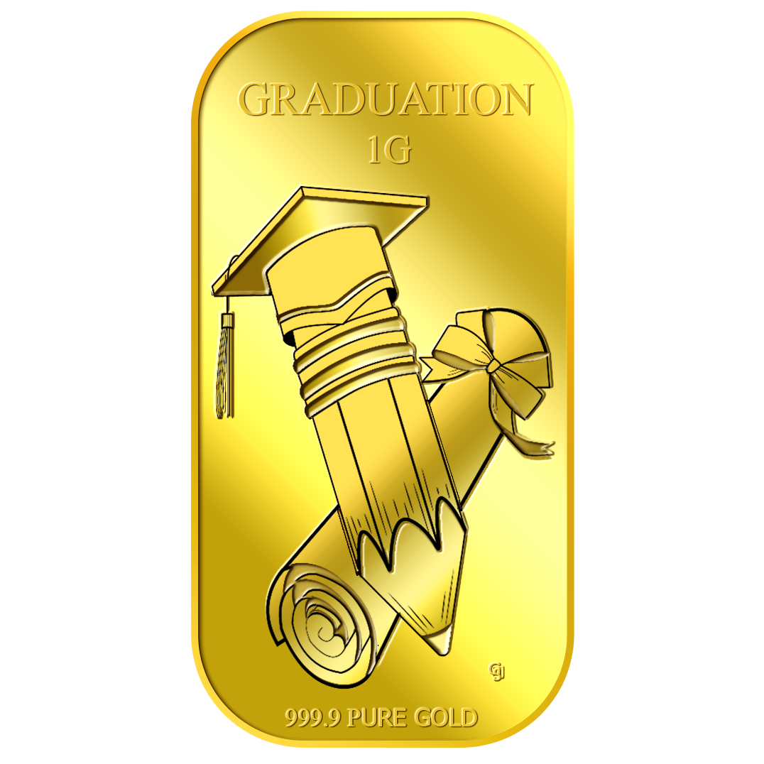 1g Graduation Gold Bar