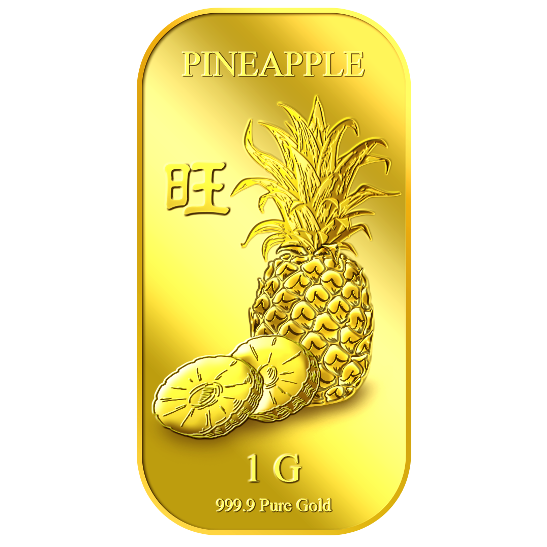 1G PROSPERITY PINEAPPLE (Series 3) GOLD BAR