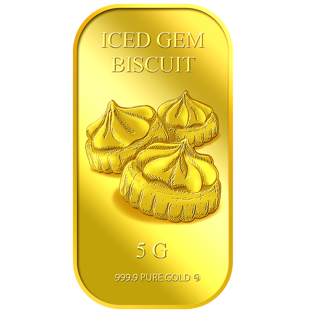 5G ICED GEM BISCUIT GOLD BAR (COMING SOON)