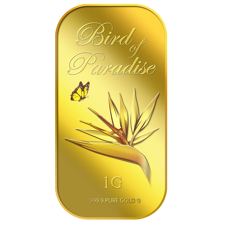 1g Bird of Paradise Gold Bar (Coming Soon)