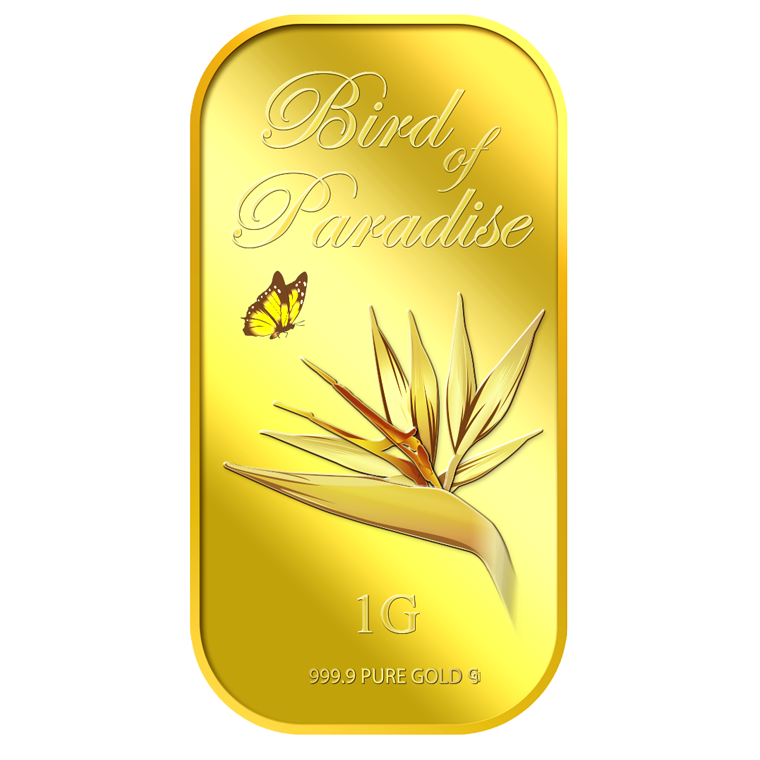 1g Bird of Paradise Gold Bar (Coming Soon)