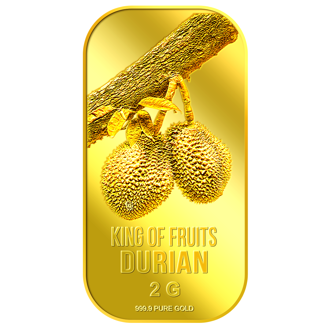 2g King of Fruits Durian Gold Bar