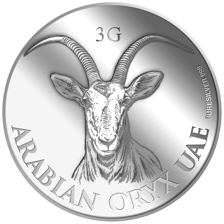 3g Arabian Oryx Silver Medallion (Coming Soon)