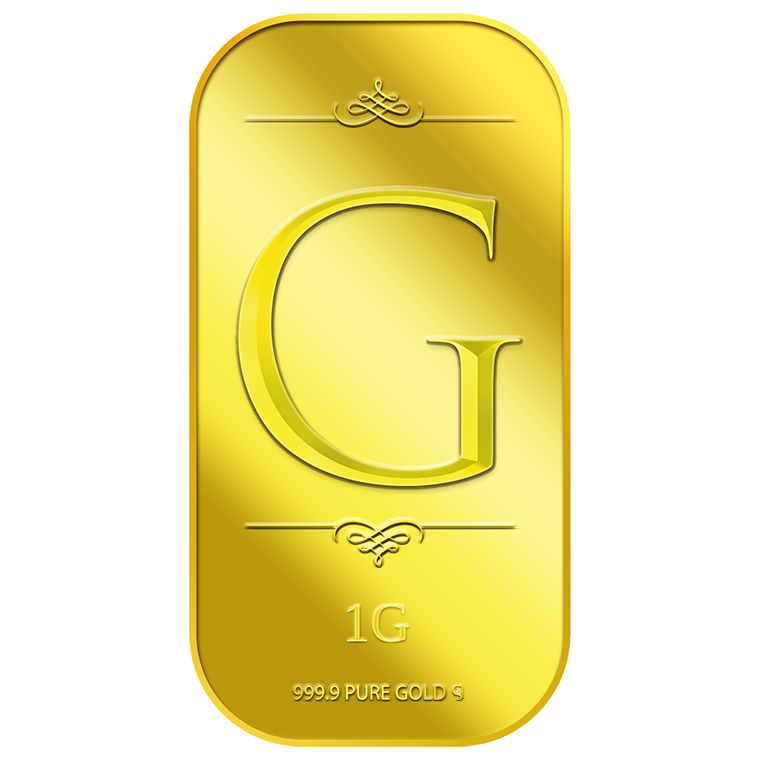 1g Alphabet G Gold Bar (Coming Soon)