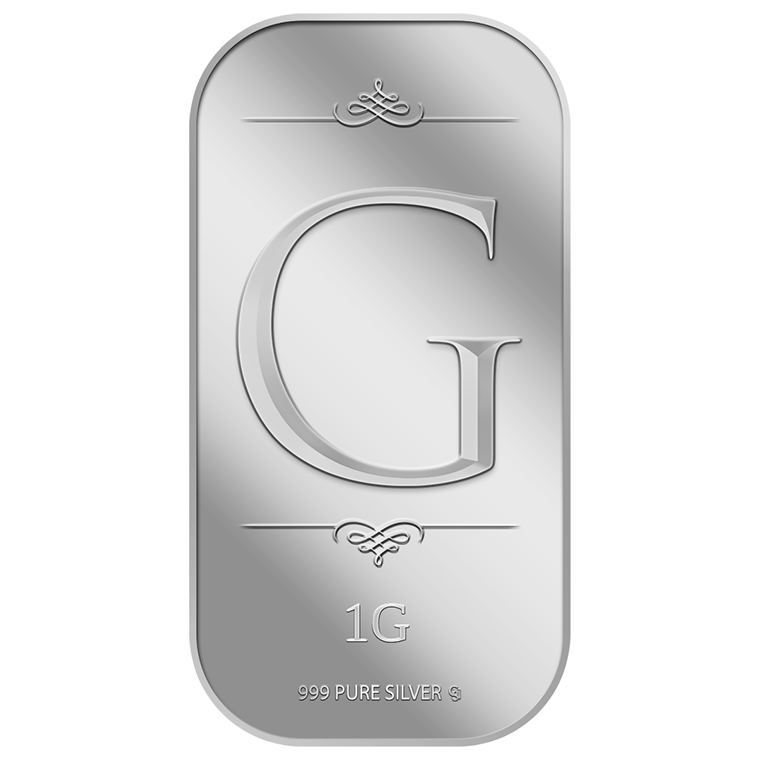1g Alphabet G Silver Bar (Coming Soon)